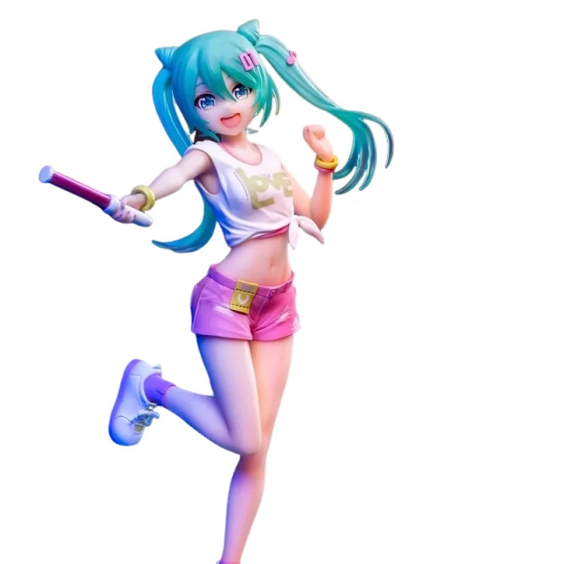 Miku Anime Girl Figurine Desktop Computer Case Decoration Car Gifts Initial Sister Collectible Model Toy Female Idol Statue Miku Anime Girl Figurine Desktop Computer Case Decoration Car Gifts Initial Sister Collectible Model Toy Female Idol Statue